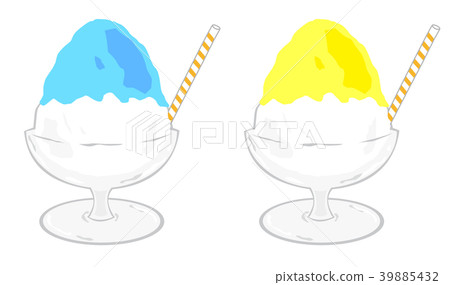 Shaved Ice Blue Hawaii Lemon 39885432