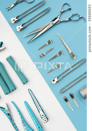 Set of professional hairdresser tools Set of professional hairdresser tools 39886693