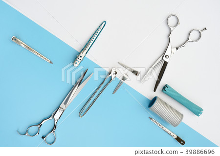 Set of professional hairdresser tools Set of professional hairdresser tools 39886696