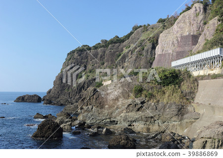 越前海岸風景越前通行證(福井縣Nyu-gun Echizencho) 越前海岸風景越前通行證(福井縣Nyu-gun Echizencho) 39886869