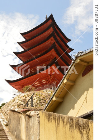 1000日曆（豐國神社）的“五重塔”（嚴島神社/宮島町，廿日市市，廣島縣） 39887531