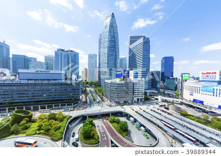 Tokyo Shinjuku Station West Exit Scenery Tokyo Shinjuku Station West Exit Scenery 39889344