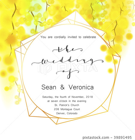 Save the date card, wedding invitation, greeting Save the date card, wedding invitation, greeting 39891495