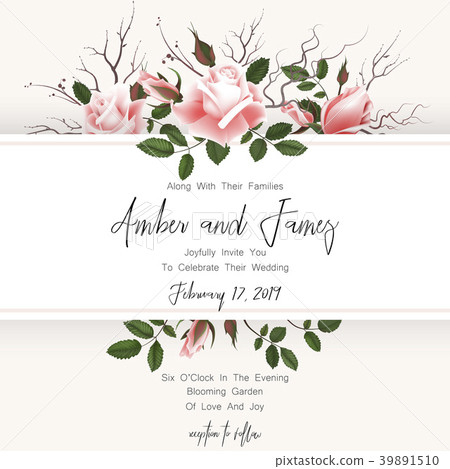 Save the date card, wedding invitation, greeting Save the date card, wedding invitation, greeting 39891510