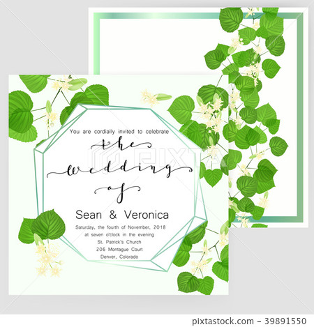 Save the date card, wedding invitation, greeting Save the date card, wedding invitation, greeting 39891550