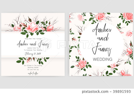 Save the date card, wedding invitation, greeting Save the date card, wedding invitation, greeting 39891593