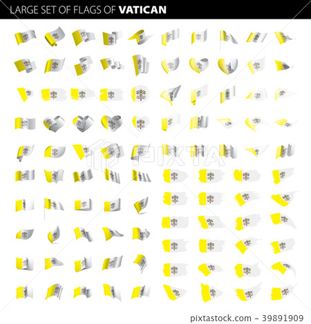 Vatican flag, vector illustration Vatican flag, vector illustration 39891909