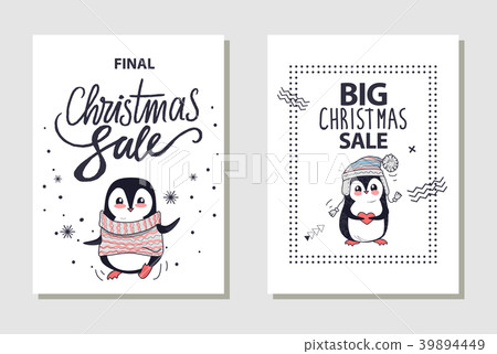 Final and Big Christmas Sale Vector Illustration Final and Big Christmas Sale Vector Illustration 39894449