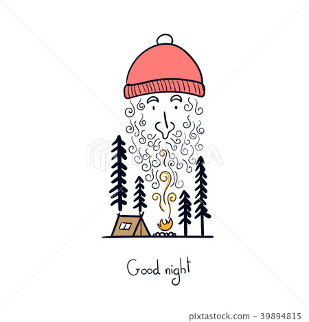 Tents in the high mountains, snowy frosty during a Tents in the high mountains, snowy frosty during a 39894815