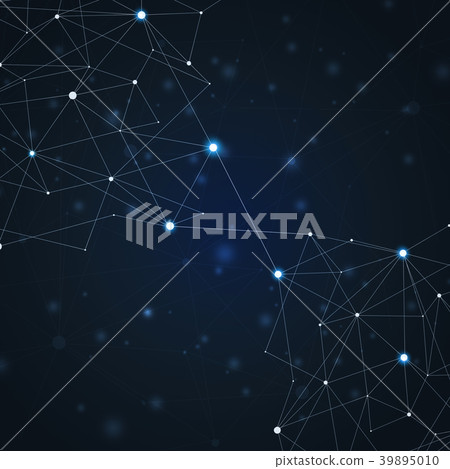 Abstract Web Connections - Stock Illustration [39895010] - PIXTA