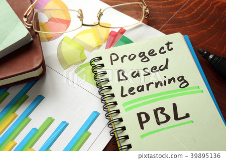 project based learning PBL on the table. 39895136