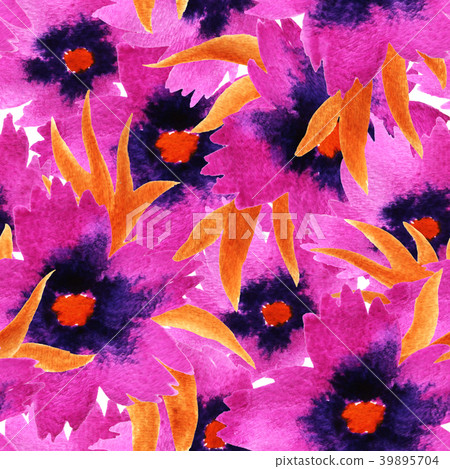 Violet flowers background 39895704