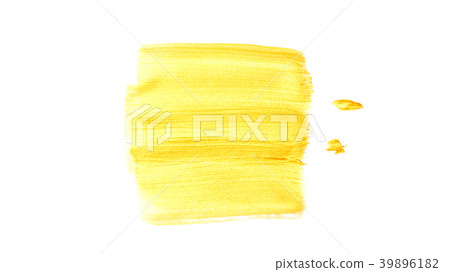 Gold colored poster watercolor on white background Gold colored poster watercolor on white background 39896182
