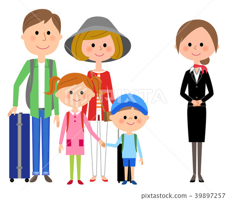 家庭和製服的女人 39897257