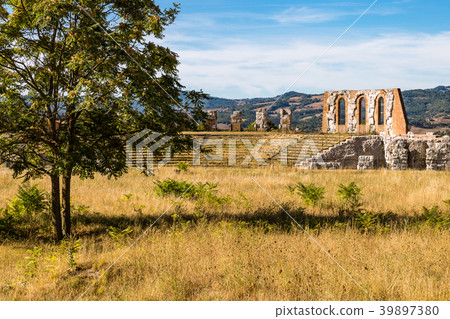 ruins of the Roman theater in Gubbio 39897380
