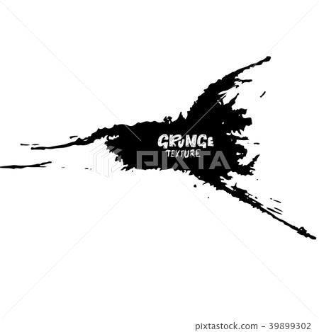 Hand drawn grunge texture. Abstract ink drops Hand drawn grunge texture. Abstract ink drops 39899302