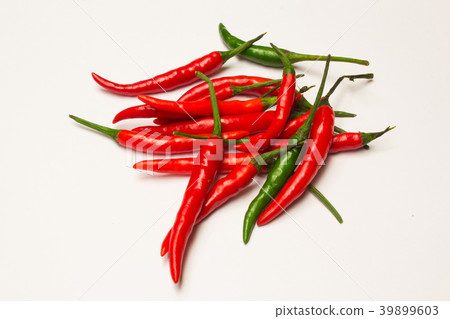 thai chili pepper isolated 39899603