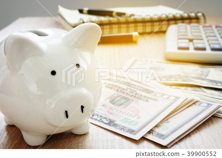 Savings or home budget concept. Savings or home budget concept. 39900552