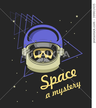 astronauts helmet with a dead man 39901435