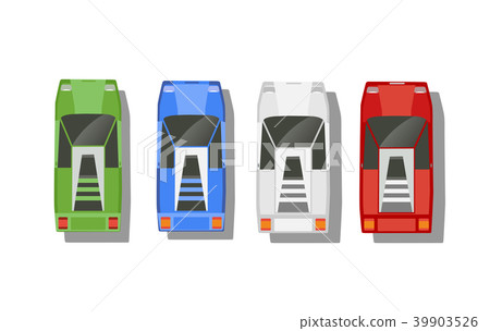 Top view of a set of city urban Top view of a set of city urban 39903526