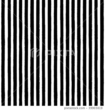 Vintage black and white stripe seamless pattern - Stock Illustration ...