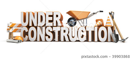 Under construction concept 3D 39903868