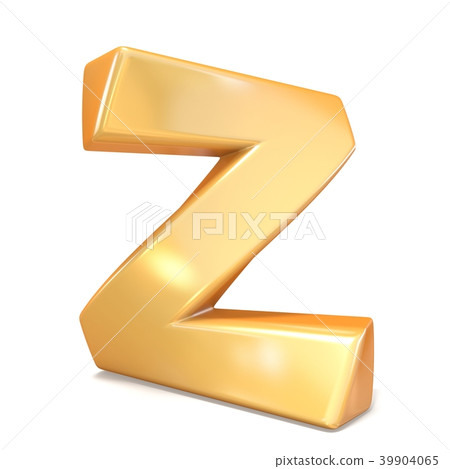 Orange twisted font uppercase letter Z 3D Orange twisted font uppercase letter Z 3D 39904065