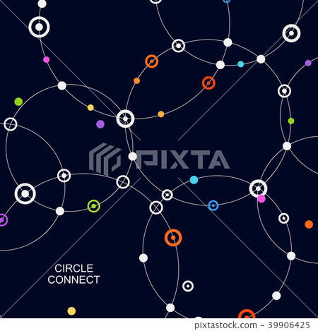 Technology beautiful background. Vector connection 39906425