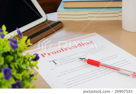 proofreading paper on table proofreading paper on table 39907585