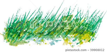 watercolor background with vintage linear grass pa 39908012