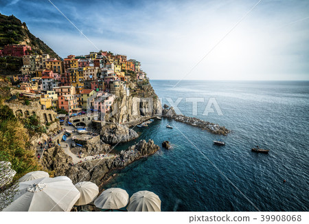 Manarola, Cinque Terre Coast of Italy. Manarola, Cinque Terre Coast of Italy. 39908068
