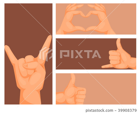 Hands deaf-mute gestures human pointing arm people 39908379