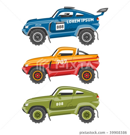 Sport race car vector speed automobile and offroad 39908386
