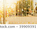 Golden and white bell group in the temple in Thai 39909391