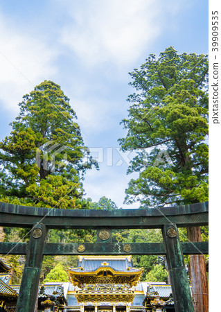 Nikko Toshogu Shrine Yomeimon and Torii Nikko Toshogu Shrine Yomeimon and Torii 39909535