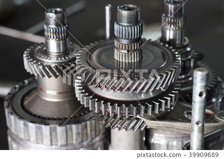 The Gear parts from car transmission The Gear parts from car transmission 39909689