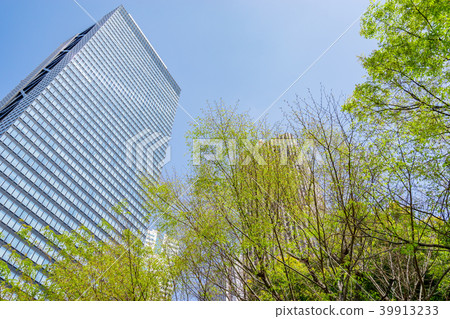 [Tokyo] Fresh green cityscape 39913233
