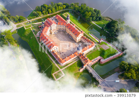 Castle in Nesvizh, Minsk Region, Belarus. Castle in Nesvizh, Minsk Region, Belarus. 39913879