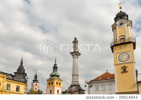 Towers of Banska Bystrica, Slovakia. Towers of Banska Bystrica, Slovakia. 39914843