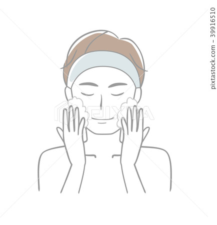 男洗臉 男洗臉 39916510