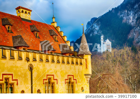 Famous bavaria landmark Neuschwanstein Castle in 39917100