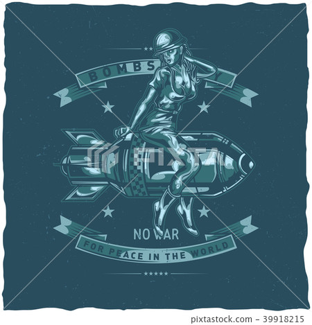 T-shirt label design 39918215