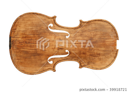 Top plate of an antique violin 39918721