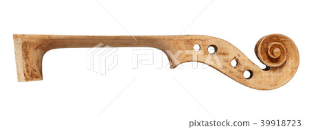 Antique violin neck and scroll head Antique violin neck and scroll head 39918723