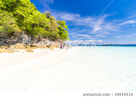 Tropical white sand beach Tropical white sand beach 39919319