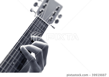 male musician hands playing guitar male musician hands playing guitar 39919887