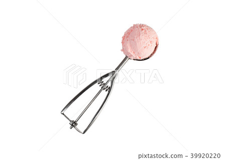 Strawberry ice-cream scoop.   39920220