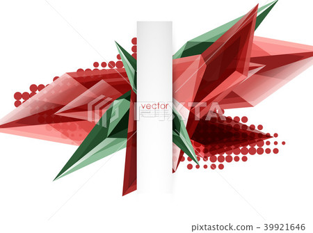 Colorful blooming crystals vector abstract background Colorful blooming crystals vector abstract background 39921646