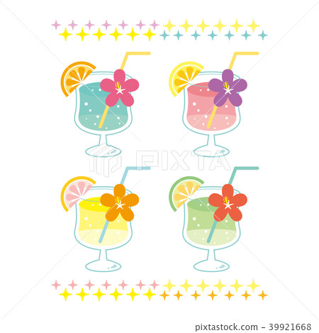 夏天喝熱帶果汁 夏天喝熱帶果汁 39921668