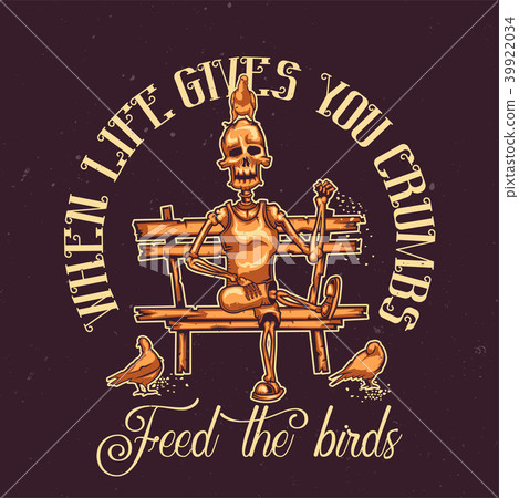 T-shirt or poster design. 39922034